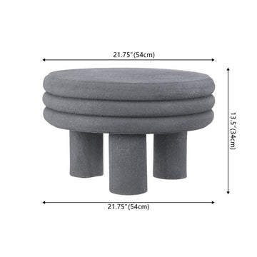 Rashida 13.5" Contemporary Minimalist Curvy Low Accent Table - JONATHAN Y